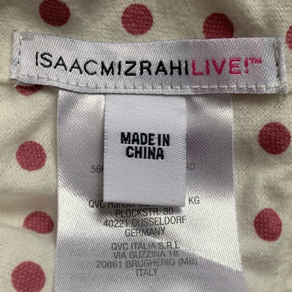 Isaac Mizrahi Live! Reversible Women's Bucket Hat Pink Polka Dot - Picture 11 of 12